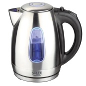 Электрочайник металлический Adler AD 1223 1.7л 2200Вт с подсветкой для дома и офиса. Изображение №2