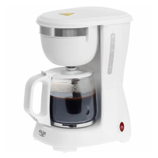 Кавоварка крапельна Adler AD 4381 біла 600 Вт 0,6 л Кавоварка крапельна Adler AD 4381 біла 600 Вт 0,6 л