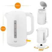 Електричний чайник Adler AD 1386 2.2л 2200Вт. Зображення №3