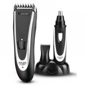 Машинка для стрижки Adler AD 2822 мужской триммер с насадками для головы носа ушей и тела. Изображение №2
