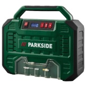 Автомобільний компресор 12/220в Parkside PMK 150 A1 компресор для підкачування коліс. Зображення №2 Автомобільний компресор 12/220в Parkside PMK 150 A1 компресор для підкачування коліс. Зображення №2