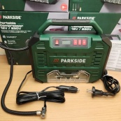 Автомобільний компресор 12/220в Parkside PMK 150 A1 компресор для підкачування коліс. Зображення №3 Автомобільний компресор 12/220в Parkside PMK 150 A1 компресор для підкачування коліс. Зображення №3