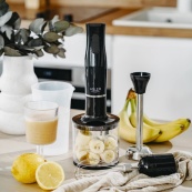 Блендер 3в1 ADLER AD 4620 міксер подрібнювач Black 800Вт. Зображення №4