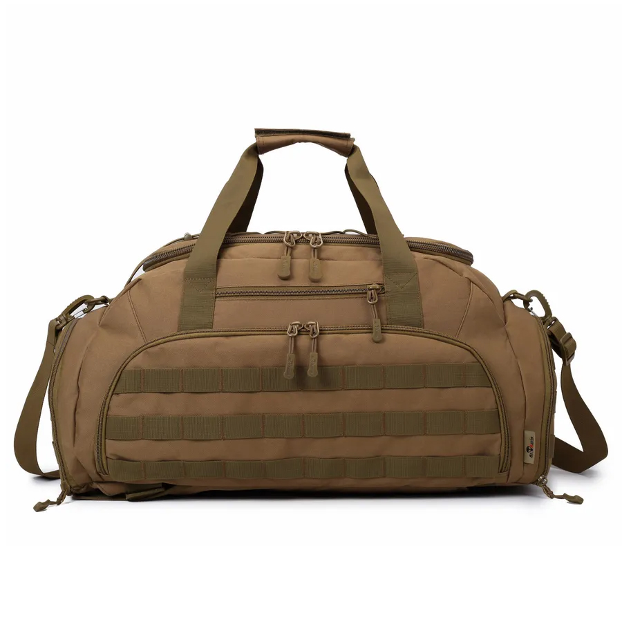 Дорожня тактична сумка-трансформер — рюкзак + сумка через плече Дорожня тактична сумка-трансформер — рюкзак + сумка через плече