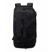 Тактична дорожня сумка-рюкзак 2 в 1 — зміцнена, універсальна чорна. Зображення №7 Тактична дорожня сумка-рюкзак 2 в 1 — зміцнена, універсальна чорна. Зображення №7