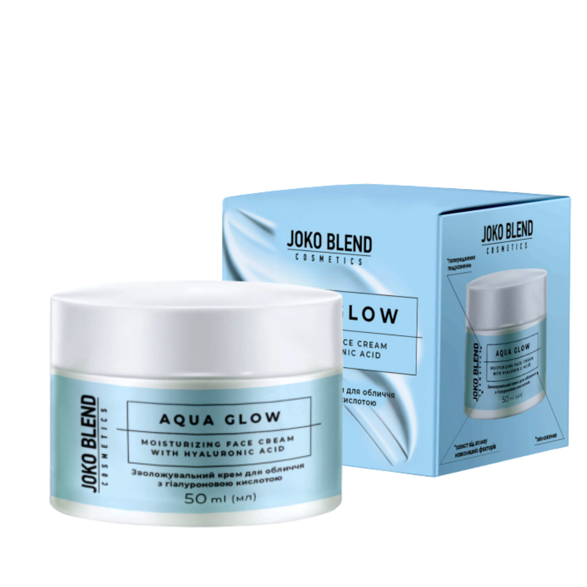 Крем для обличчя зволожувальний з гіалуроновою кислотою Joko Blend 50 мл Крем для обличчя зволожувальний з гіалуроновою кислотою Joko Blend 50 мл