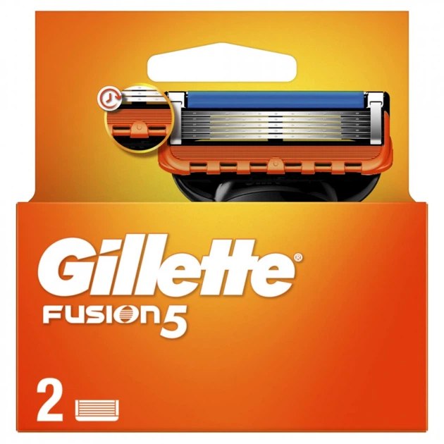 Змінні касети Gillette Fusion5 2 шт Змінні касети Gillette Fusion5 2 шт