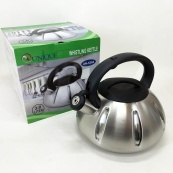 Чайник Unique UN-5304 со свистком 3 Л, чайник для газовой плитки, металлический чайник, чайники для плит. Изображение №2 Чайник Unique UN-5304 со свистком 3 Л, чайник для газовой плитки, металлический чайник, чайники для плит. Изображение №2