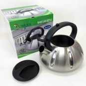 Чайник Unique UN-5304 со свистком 3 Л, чайник для газовой плитки, металлический чайник, чайники для плит. Изображение №3 Чайник Unique UN-5304 со свистком 3 Л, чайник для газовой плитки, металлический чайник, чайники для плит. Изображение №3