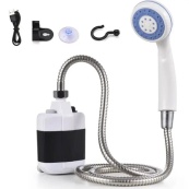 Душ акумуляторний туристичний портативний похідний мобільний душ Portable Outdoor Shower. Зображення №5