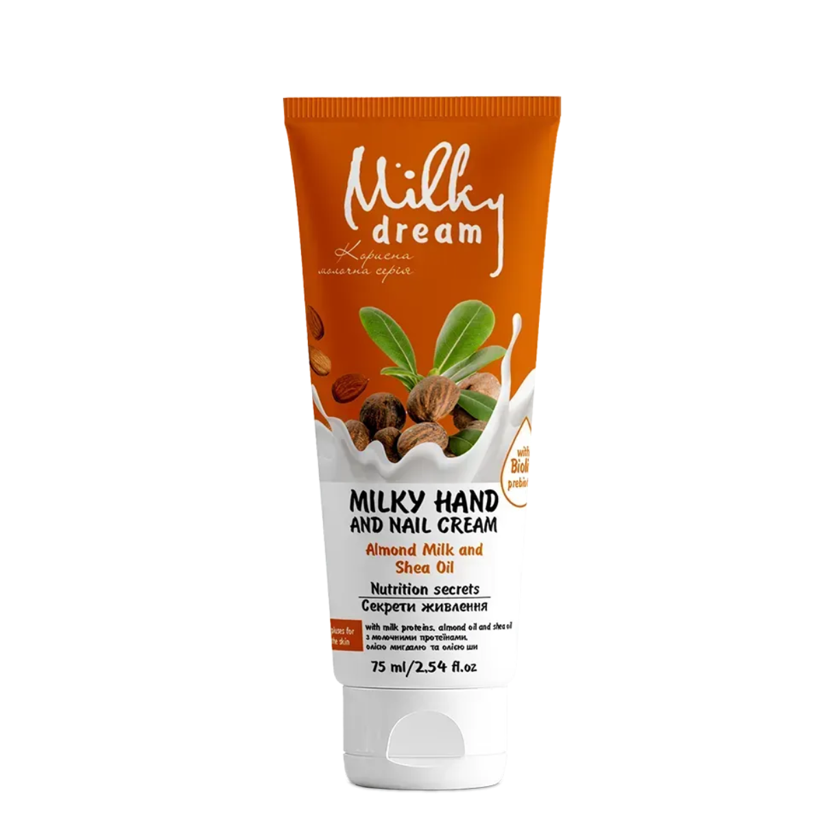 Крем для рук живильний Milky Dream "Almond Milk and Shea Oil" 75 мл Крем для рук живильний Milky Dream "Almond Milk and Shea Oil" 75 мл
