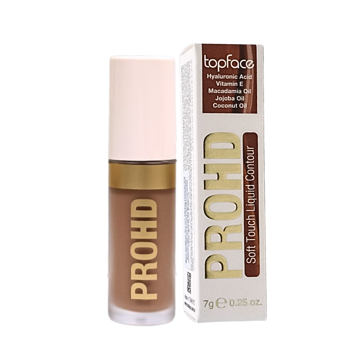 Контуринг для обличчя рідкий TopFace PROHD Soft Touch, 7г (PT358), 03 Cocoa Cut Карамельний Контуринг для обличчя рідкий TopFace PROHD Soft Touch, 7г (PT358), 03 Cocoa Cut Карамельний