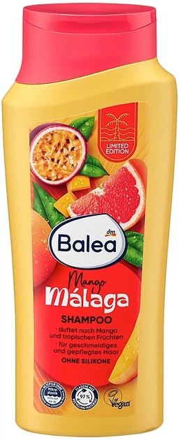 Шампунь Balea Mango Malaga 300 мл Шампунь Balea Mango Malaga 300 мл