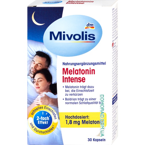 Mivolis Melatonin Intense 30 капсул Mivolis Melatonin Intense 30 капсул