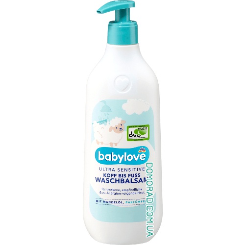 Babylove Гель для миття Waschbalsam Ultra Sensitive 500мл Babylove Гель для миття Waschbalsam Ultra Sensitive 500мл
