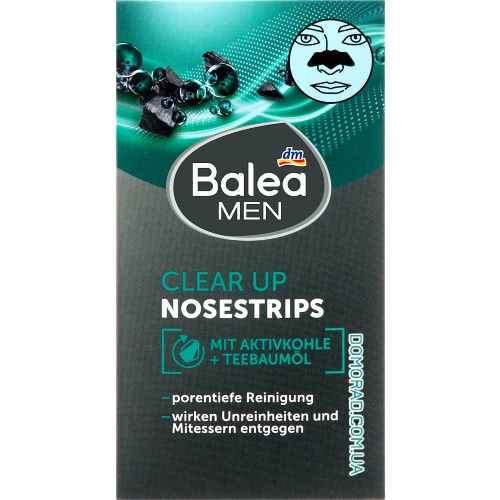 BALEA MEN Смужки для носа Clear-Up Nosestrips 3шт. BALEA MEN Смужки для носа Clear-Up Nosestrips 3шт.
