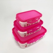 Комплект пластикових судків UNIQUE UN-1511. Колір: рожевий. Зображення №4 Комплект пластикових судків UNIQUE UN-1511. Колір: рожевий. Зображення №4