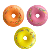 Подарунковий набір пінних бомбочок для ванни Milky Dream "Пінні Donuts", 3 шт по 120 г. Изображение №2