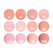 База френч для гель-лаку YouPOSH French Rubber Base Color 12 мл, 19P Блідо-персикова. Зображення №3