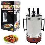 Электрошашлычница вертикальная Domotec MS-7783 нержавеющая сталь. Изображение №2