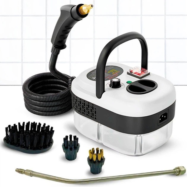 Універсальний пароочисник Domotec MS-5354 2500Вт з насадками 1.2 л для догляду за будинком 3 бар Універсальний пароочисник Domotec MS-5354 2500Вт з насадками 1.2 л для догляду за будинком 3 бар