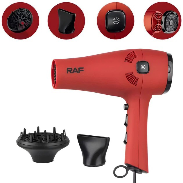Фен для волос RAF R.402R 2400 Вт Фен для волос RAF R.402R 2400 Вт