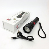 Ліхтарик світлодіодний з акумулятором X-Balog BL-X72-P90, ліхтар ручний потужний, тактовний ліхтар. Зображення №2