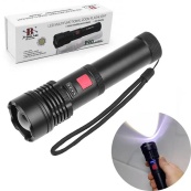 Ліхтарик світлодіодний з акумулятором X-Balog BL-X72-P90, ліхтар ручний потужний, тактовний ліхтар. Зображення №8