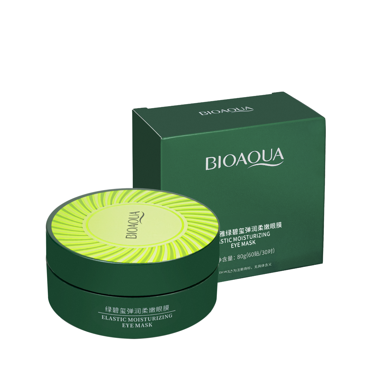 Патчі для шкіри навколо очей із водоростями підвищуючі еластичність Bioaqua Elastic Moisturizing Eye Mask, 60 шт. Патчі для шкіри навколо очей із водоростями підвищуючі еластичність Bioaqua Elastic Moisturizing Eye Mask, 60 шт.