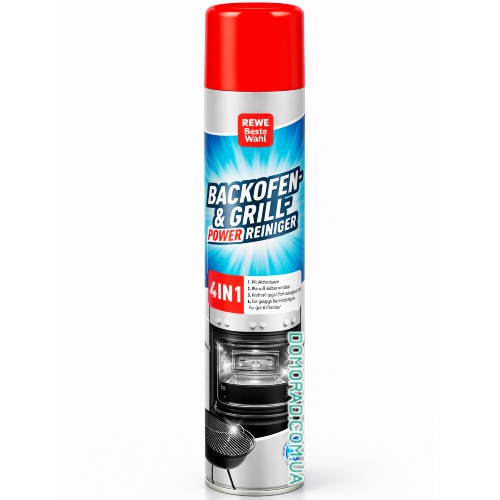 REWE Піна проти жиру Backofen-Grill Powerreiniger 4in1 500ml REWE Піна проти жиру Backofen-Grill Powerreiniger 4in1 500ml