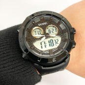 Часы наручные мужские SKMEI 2014BKWT, часы наручные электронные тактические, часы армейские оригинал. Изображение №2