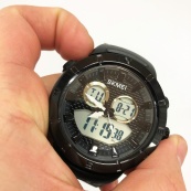 Часы наручные мужские SKMEI 2014BKWT, часы наручные электронные тактические, часы армейские оригинал. Изображение №9