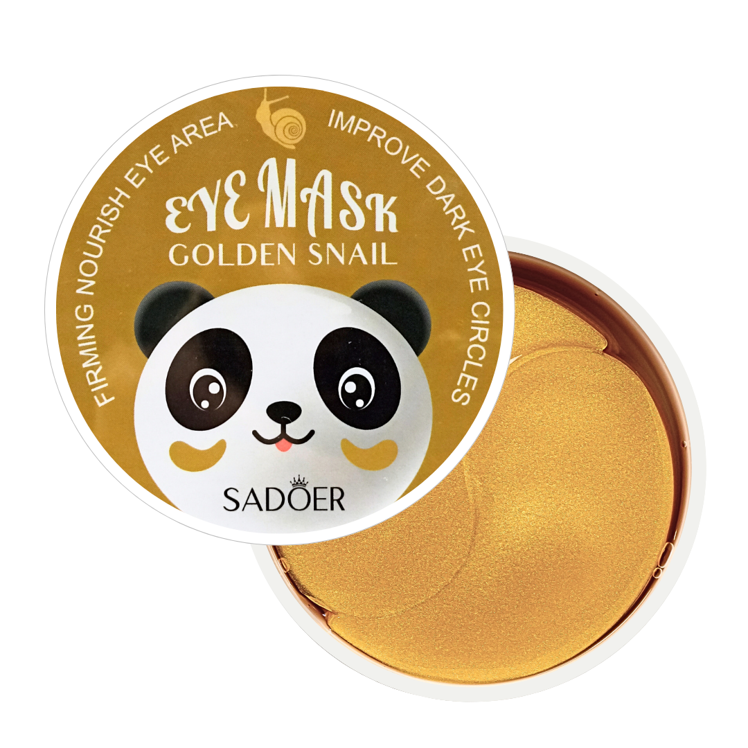 Патчі під очі від темних кіл Sadoer Golden Snail з муцином равлика 60 шт (SD98436) Патчі під очі від темних кіл Sadoer Golden Snail з муцином равлика 60 шт (SD98436)