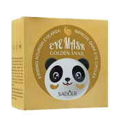 Патчі під очі від темних кіл Sadoer Golden Snail з муцином равлика 60 шт (SD98436). Зображення №2 Патчі під очі від темних кіл Sadoer Golden Snail з муцином равлика 60 шт (SD98436). Зображення №2