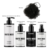 Подарунковий набір косметики для чоловіків Mr.Scrubber White Moss Perfumed Men's Essentials Set. Зображення №2 Подарунковий набір косметики для чоловіків Mr.Scrubber White Moss Perfumed Men's Essentials Set. Зображення №2