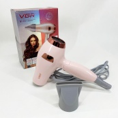 Фен для волосся дорожній VGR V-432 PINK, з концентратором 1000 Вт, іонізація та 2 режими. Колір: рожевий. Зображення №3