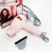 Фен для волосся дорожній VGR V-432 PINK, з концентратором 1000 Вт, іонізація та 2 режими. Колір: рожевий. Зображення №5