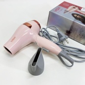 Фен для волосся дорожній VGR V-432 PINK, з концентратором 1000 Вт, іонізація та 2 режими. Колір: рожевий. Зображення №9