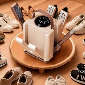 Електросушарка для взуття від мережі на 3 пари / Сушарка з УФ-дезінфекцією та таймером / Сушарка взуття. Зображення №10