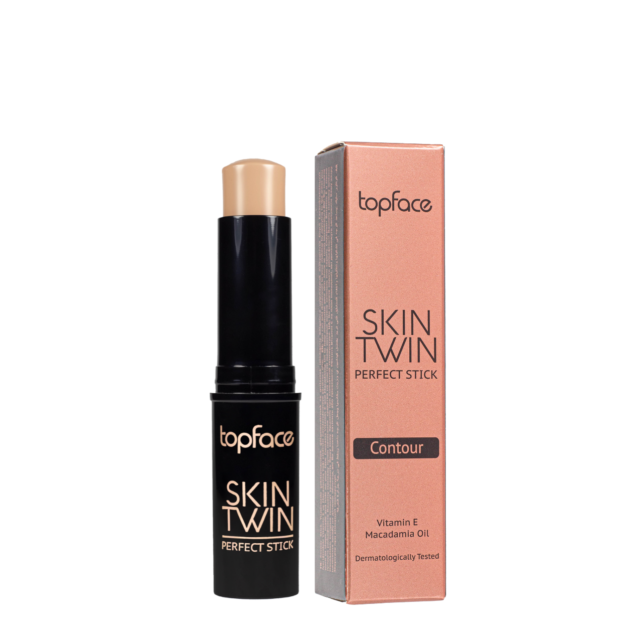 Контуринг-стик TopFace Skin Twin Perfect PT562 № 01 Truffle Світло- бежевий Контуринг-стик TopFace Skin Twin Perfect PT562 № 01 Truffle Світло- бежевий