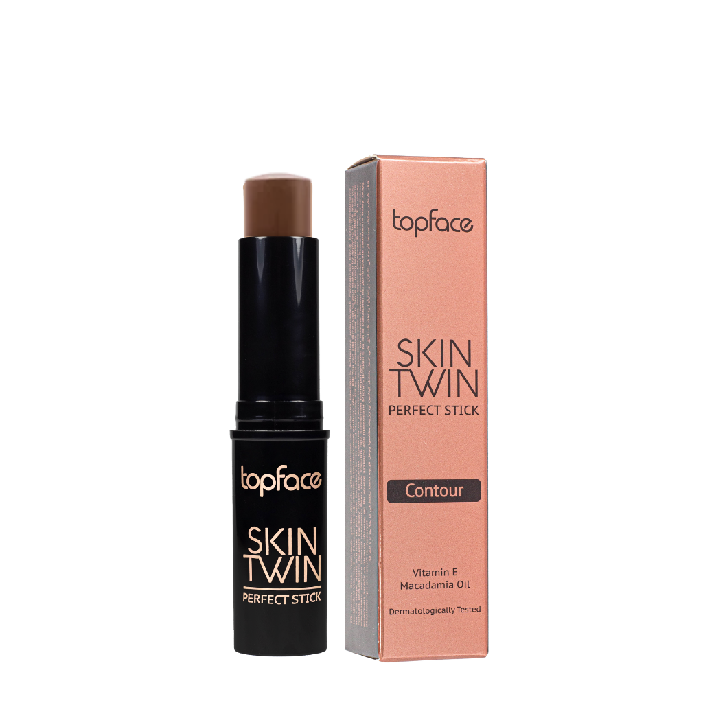 Контуринг-стик для обличчя TopFace Skin Twin Perfect Stick Contour РТ562, 04 Diana Світло-коричневий Контуринг-стик для обличчя TopFace Skin Twin Perfect Stick Contour РТ562, 04 Diana Світло-коричневий