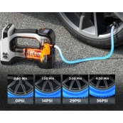 Аккумуляторный компрессор с фонарем Litheli питание от павербанка УМБ Litheli Power Bank 20000 мАч 45Вт. Зображення №3