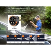 Акумуляторна мийка високого тиску, живлення від павербанку УМБ Litheli Power Bank 20000 mAh, 45 W, 4А. Зображення №3