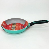 Сковорода Magio MG-1175 с мраморным антипригарным покрытием 20 см, антипригарная сковорода. Изображение №5