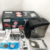 Електрична м'ясорубка Rainberg RB-673 із соковижималкою та шатківницею 9 насадок 3000W з реверсом. Зображення №9