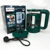 Электрочайник Rainberg RB-2220 стеклянный, дисковый прозрачный с подсветкой 2200 Вт. Цвет: зеленый. Изображение №4