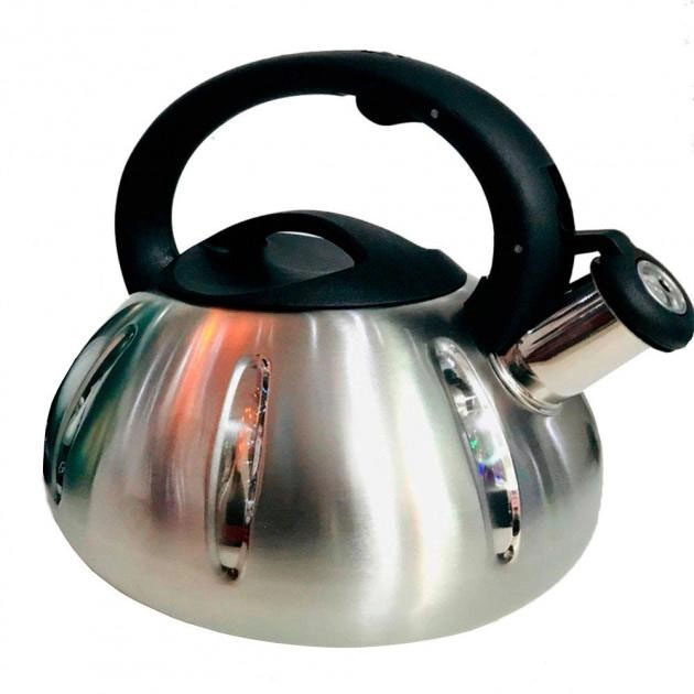 Чайник Rainberg RB-627 із нержавіючої сталі зі свистком Чайник Rainberg RB-627 із нержавіючої сталі зі свистком