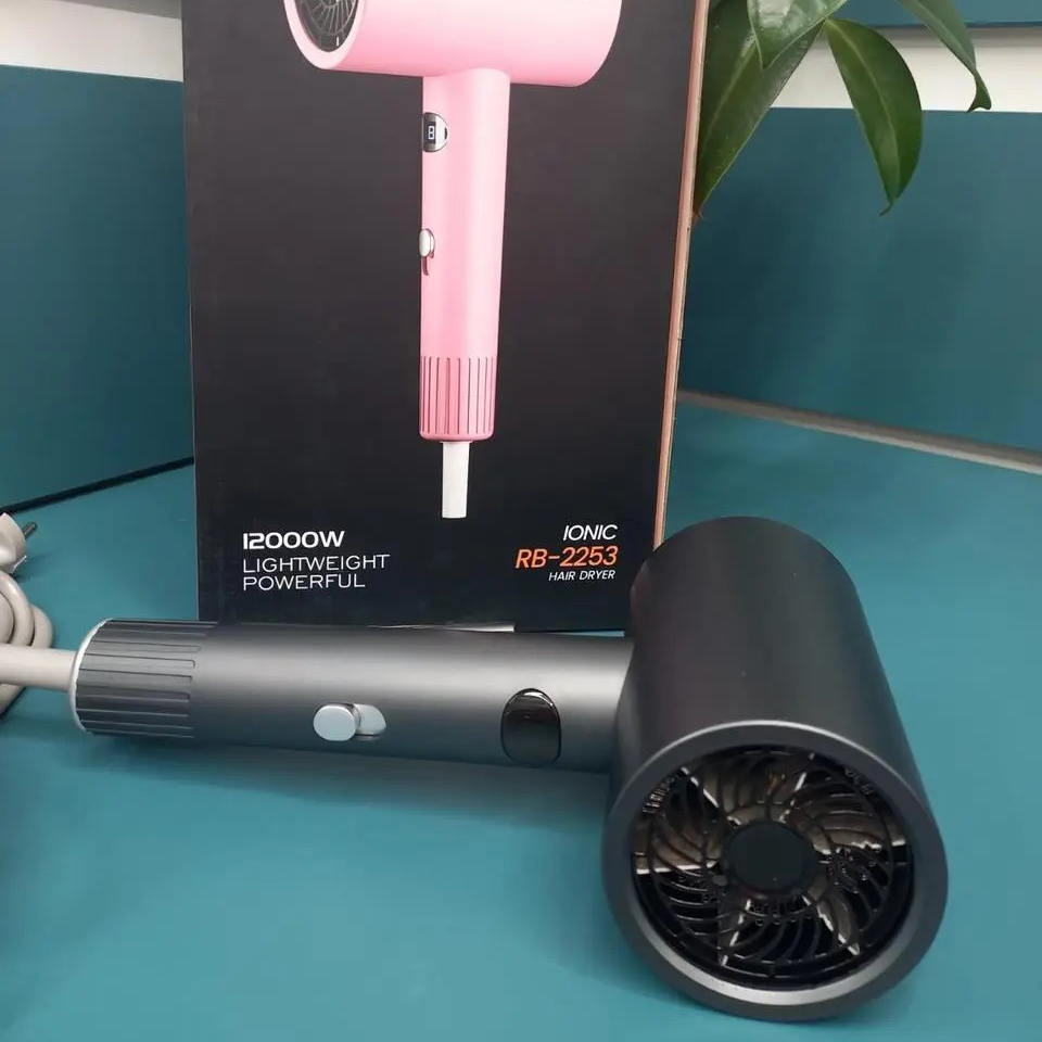 Профессиональный фен для волос с ионизацией Rainberg RB-2253 2000Вт Gray Профессиональный фен для волос с ионизацией Rainberg RB-2253 2000Вт Gray