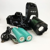 Налобний ліхтар POLICE BL-2188-T6, водонепроникний ліхтар, головний ліхтарик, потужний акумуляторний. Зображення №2