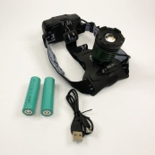 Налобний ліхтар POLICE BL-2188-T6, водонепроникний ліхтар, головний ліхтарик, потужний акумуляторний. Зображення №10